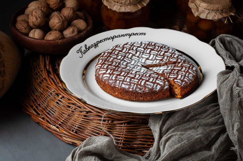 Постное печенье с финиками на апельсиновом соке