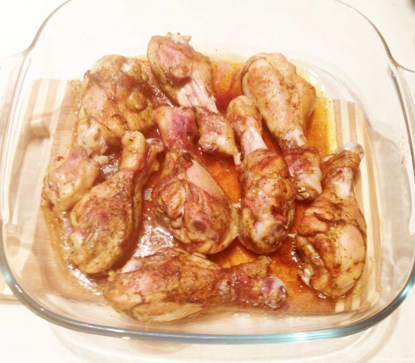 Курица в духовке кусочками в рукаве