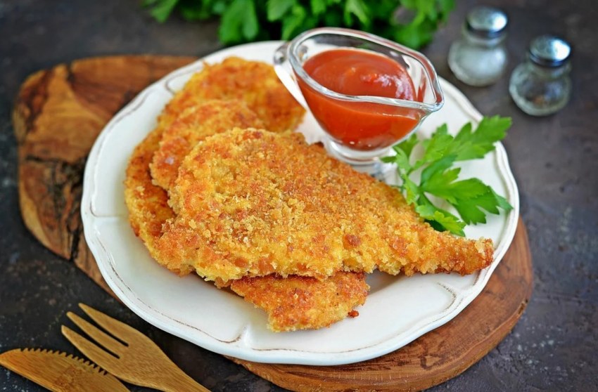 Куриное филе в панировке