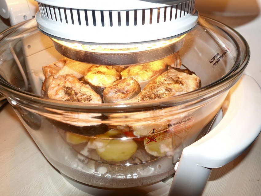 Мясо в аэрогриле