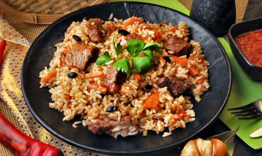 Купить плов с мясом говяжем