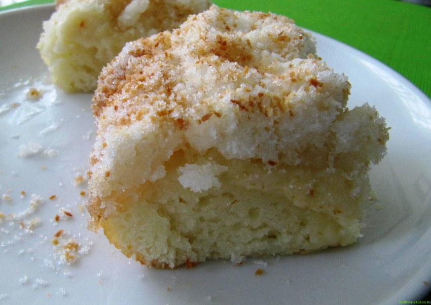 Пироги с кокосовой стружкой
