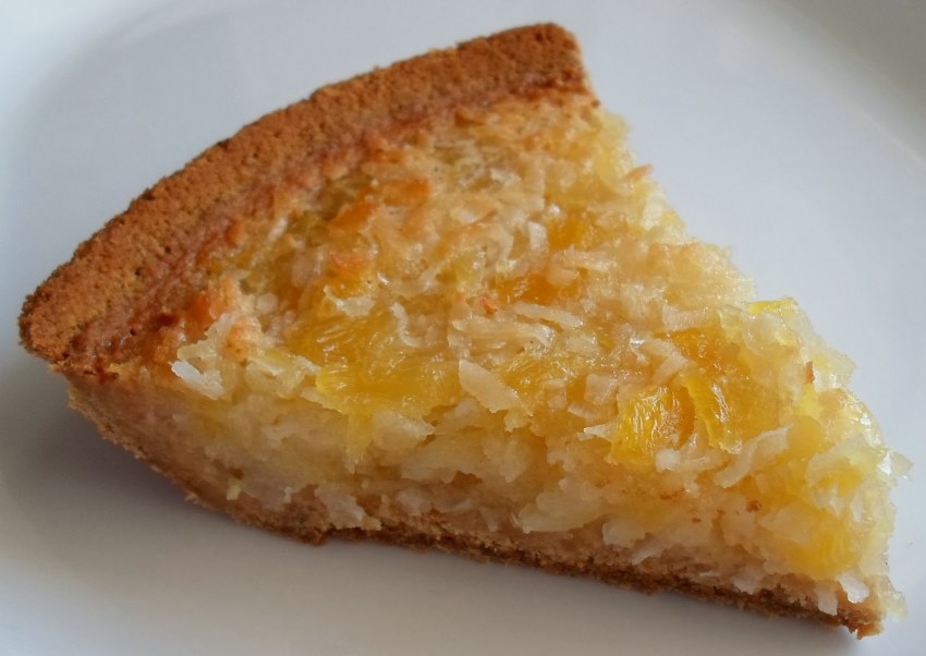 Пирог с кокосовой стружкой