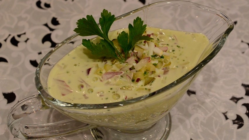 Соус Релиш с огурцами и горчицей