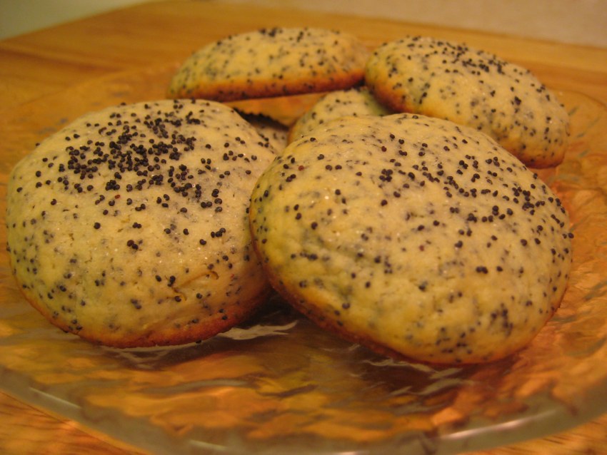 Лимонное печенье с маком
