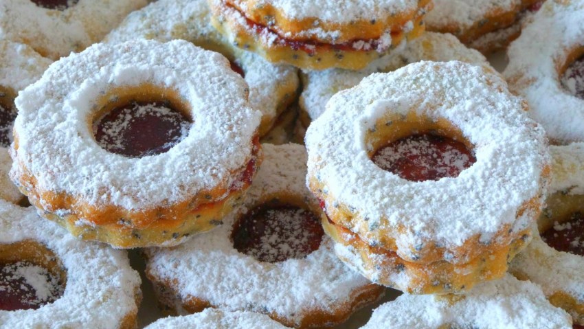 Мотылек печенье с маком