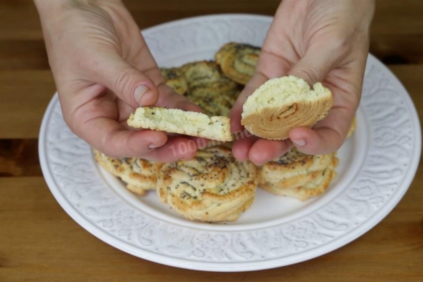 Печенье песочное рожки