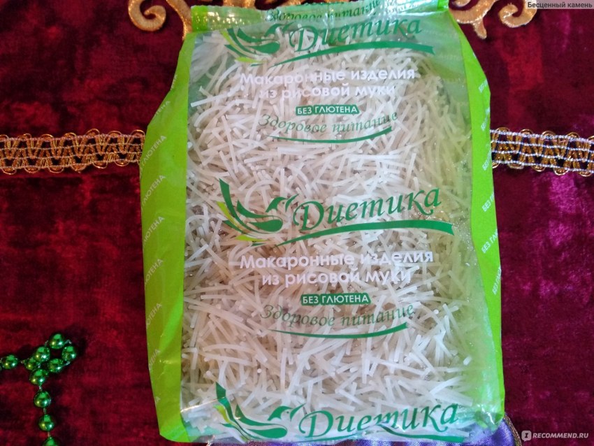 Макаронные изделия из рисовой муки