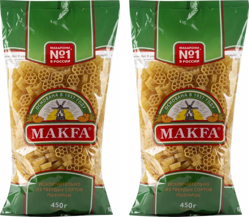 Макфа макароны цветочки, 450 г
