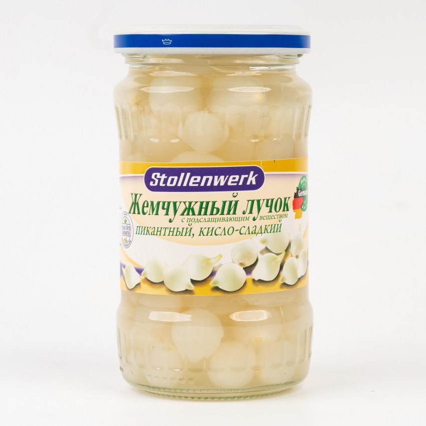 Лук жемчужный маринованный