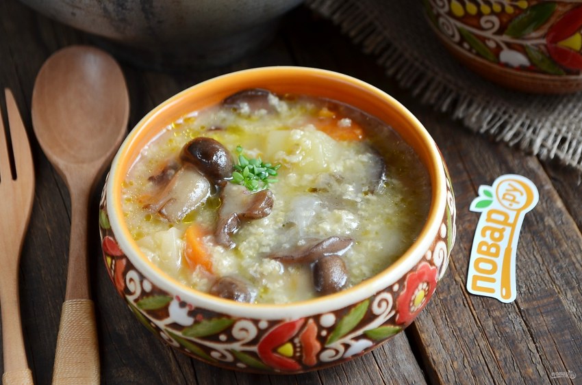 Кулеш грибной