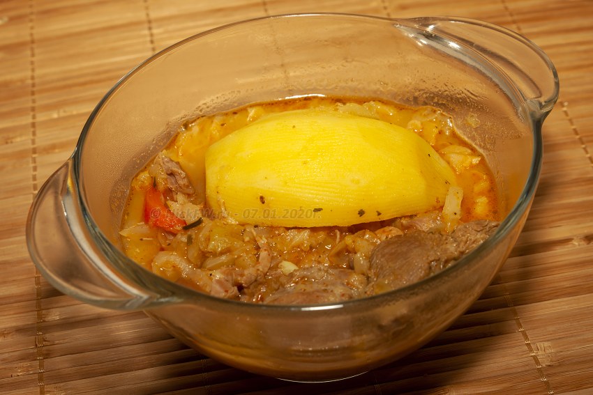 Бурый рис с курицей