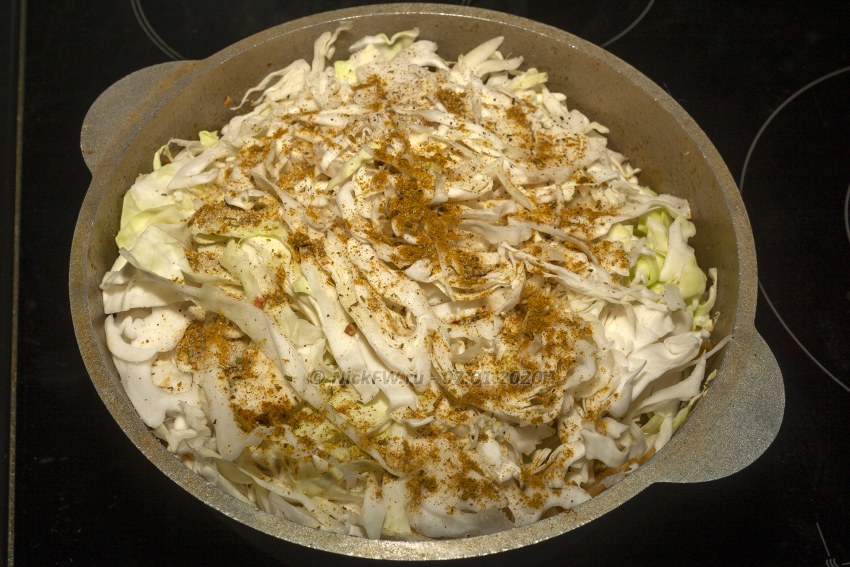 Индейка с капустой