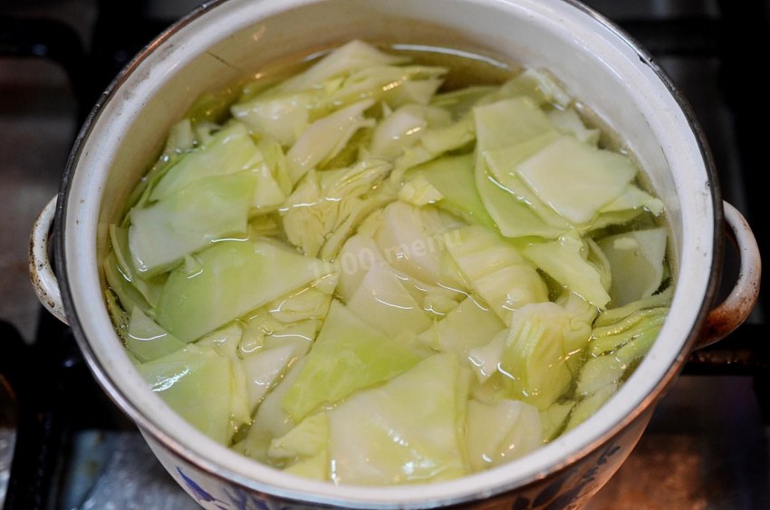 Капуста с мясом в мультиварке