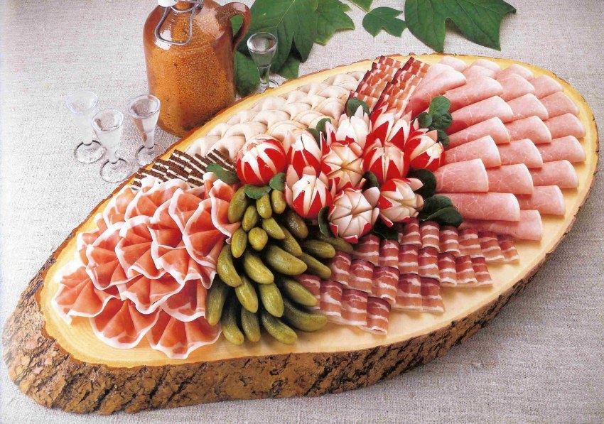 Необычные украшения блюд
