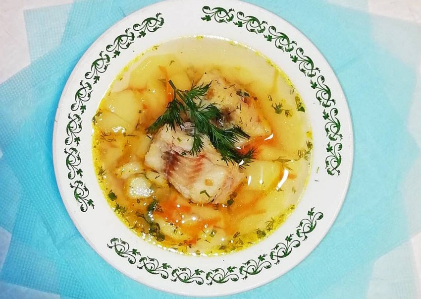 Суп из трески с картофелем