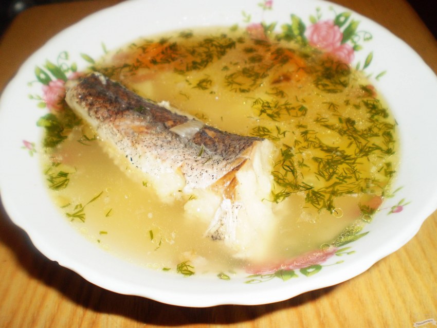 Суп картофельный с рыбой