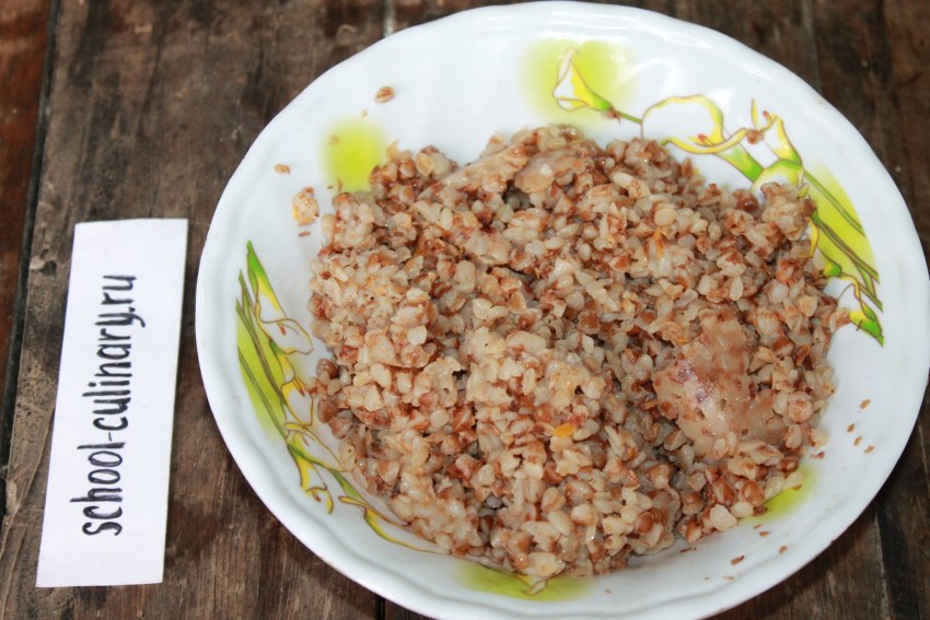 Гречка с рукколой