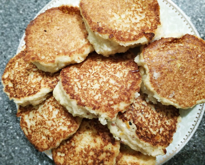 Оладушки из манной каши