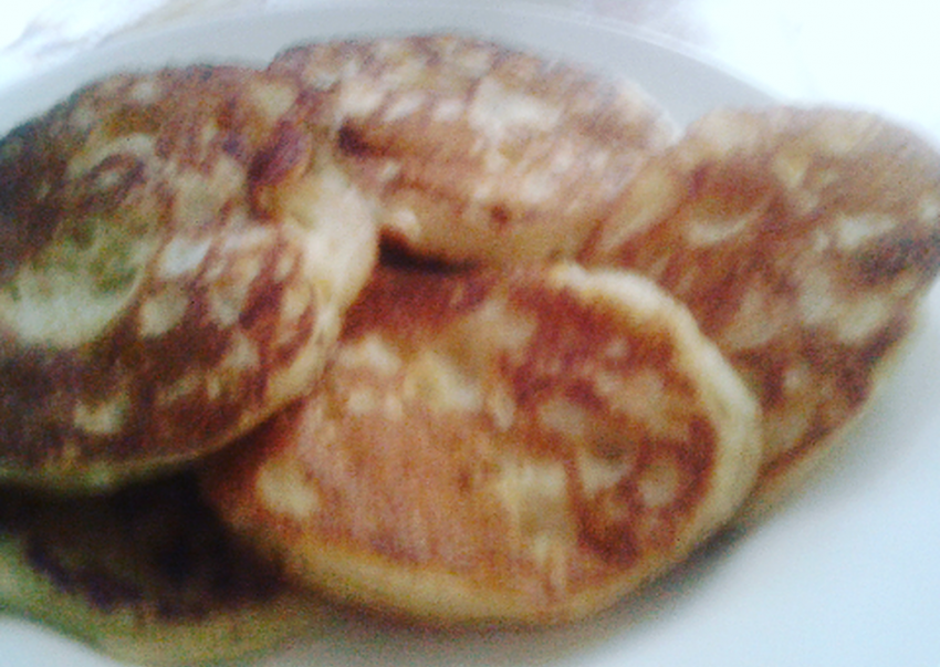 Оладьи из манки и муки