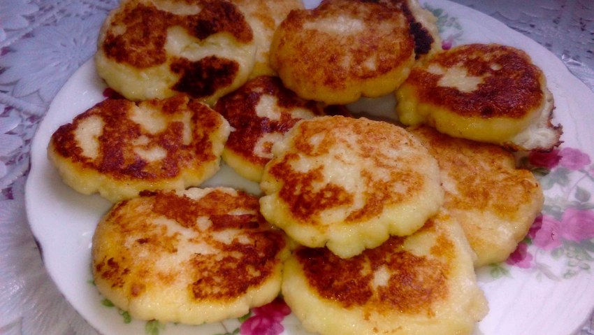 Оладьи из манной каши