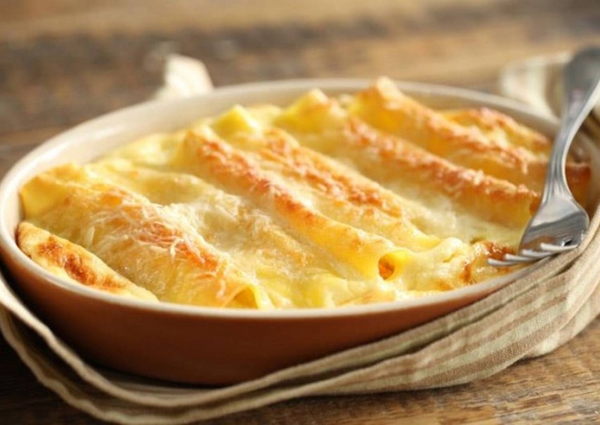 Фаршированные макароны каннеллони