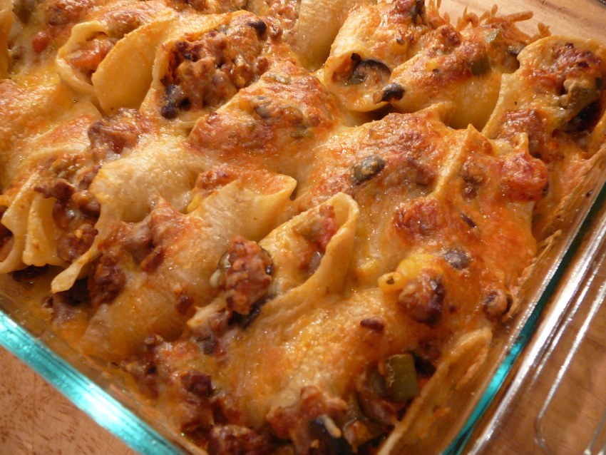 Макароны каннеллони бешамель