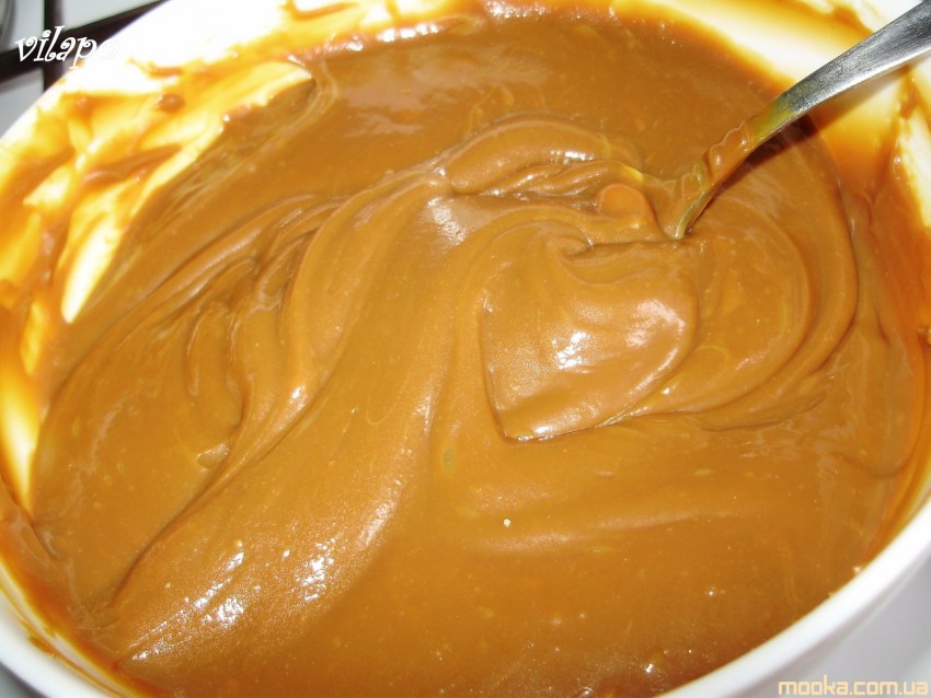 Варёная сгущёнка с маслом перевзбитая