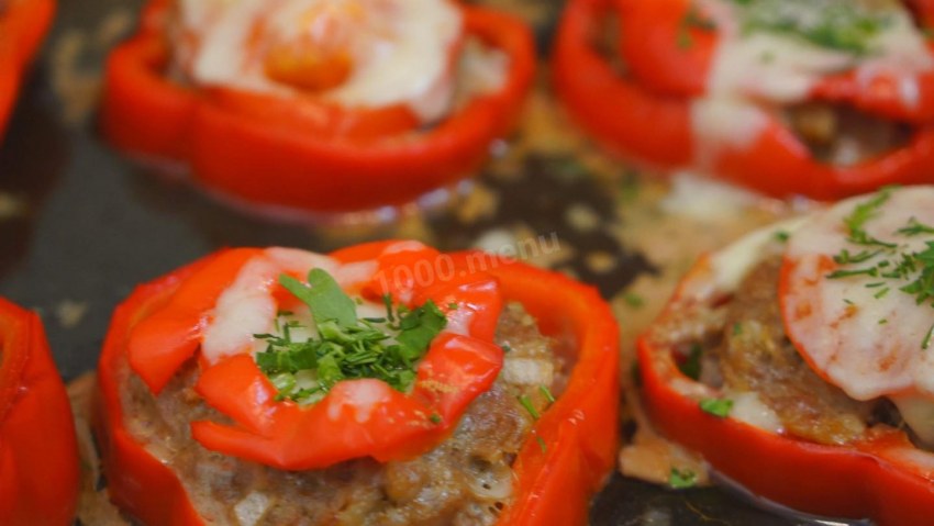 Перец фаршированный мясом