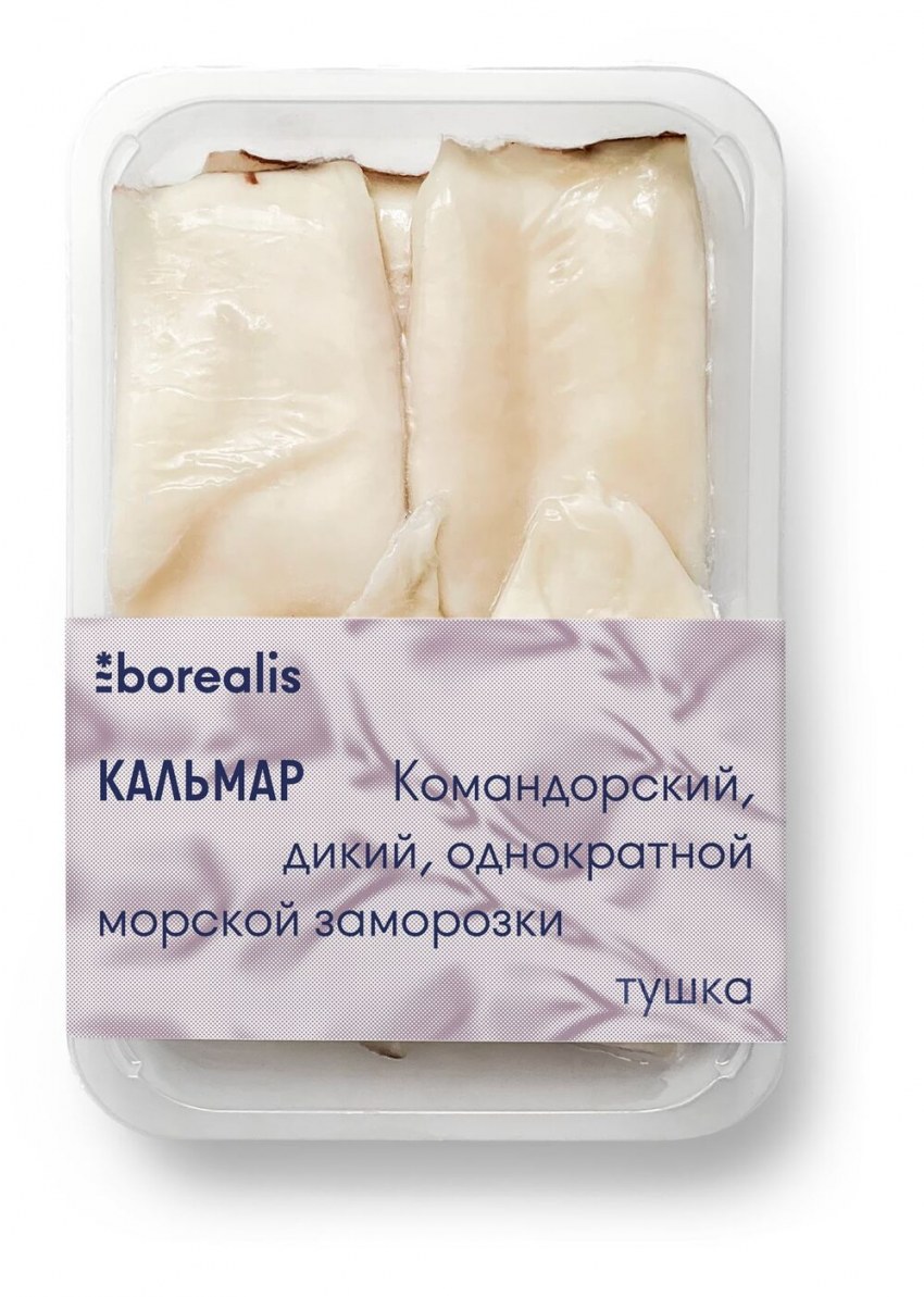 Филе гигантского кальмара заморозка