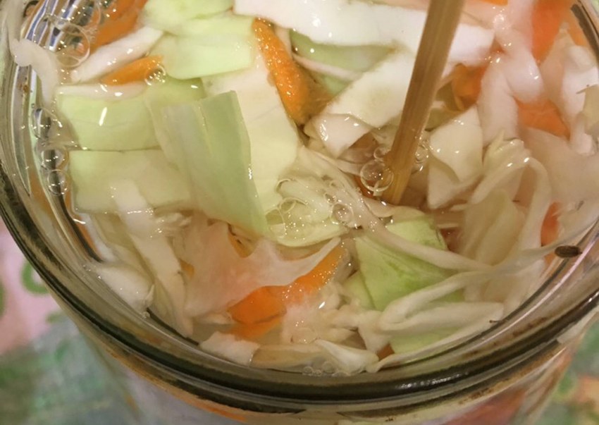 Квашеная капуста домашняя