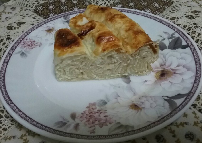 Мясной пирог из лаваша