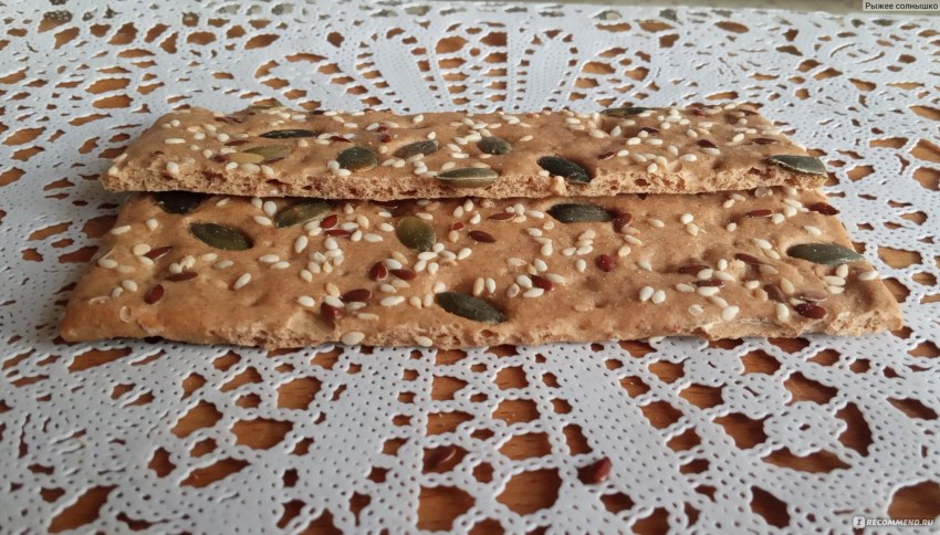 Хлебцы с семечками