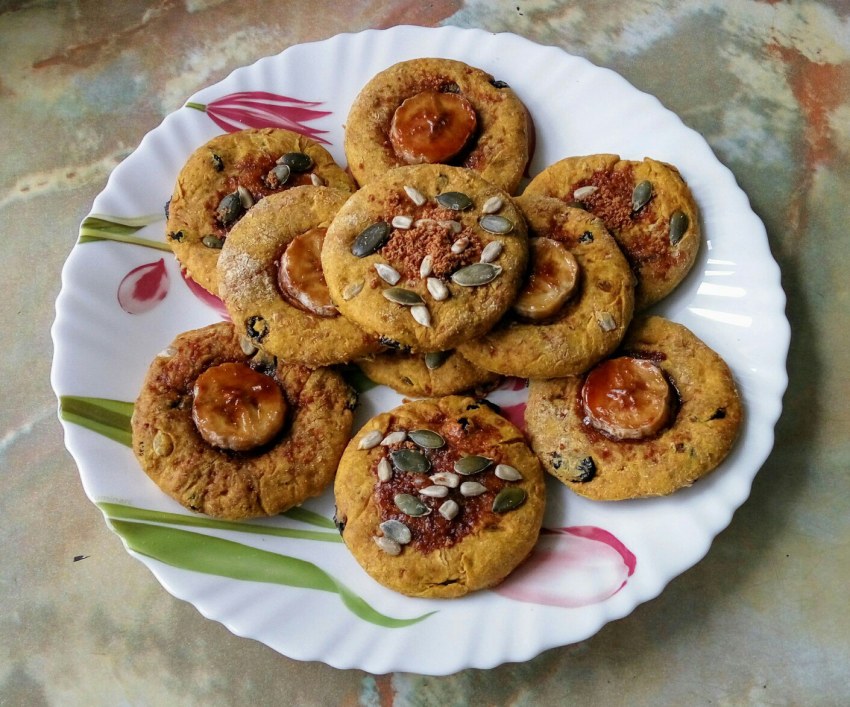 Печенье с подсолнечными семечками