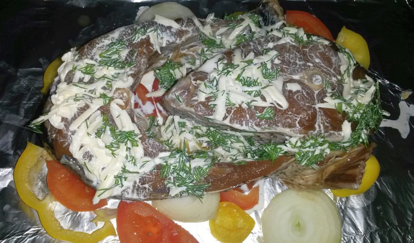 Форель Речная фаршированная