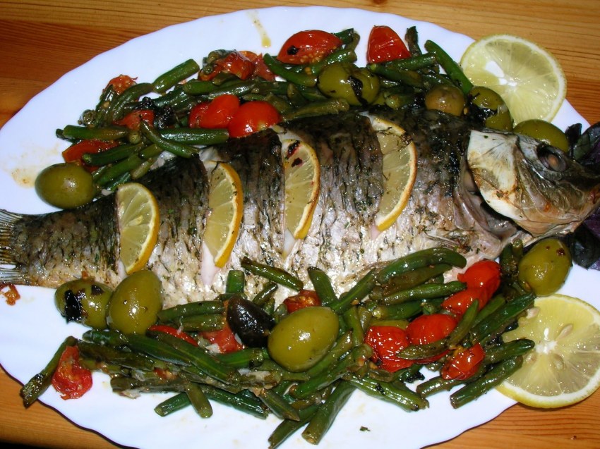 Дорадо с картошкой