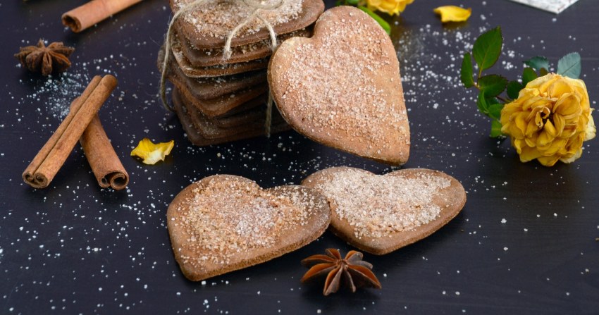 Печенье посыпанное корицей