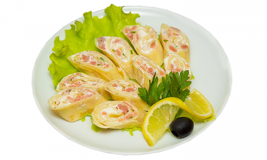 Рулетики из семги