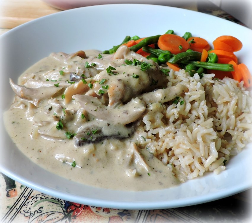 Фрикасе из курицы с рисом