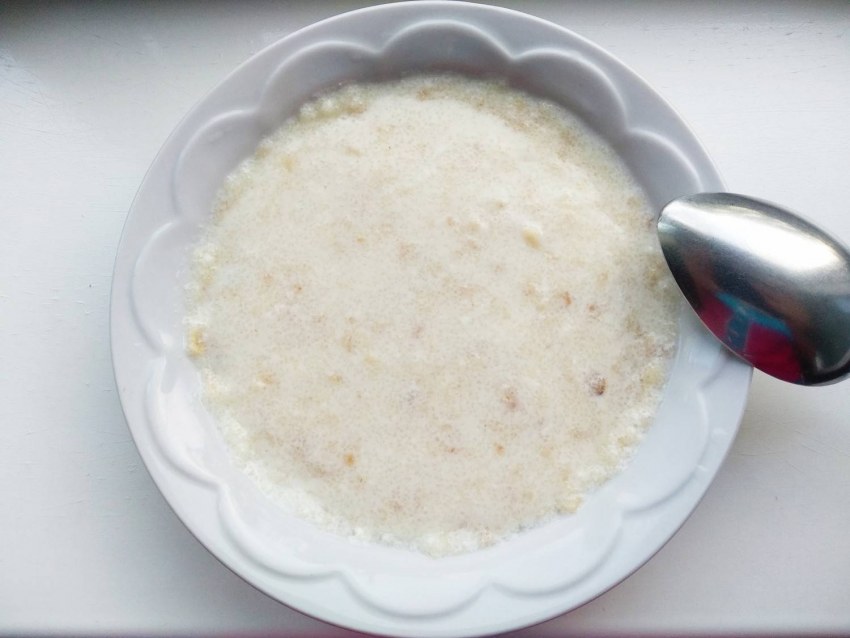 Овсяная каша на молоке