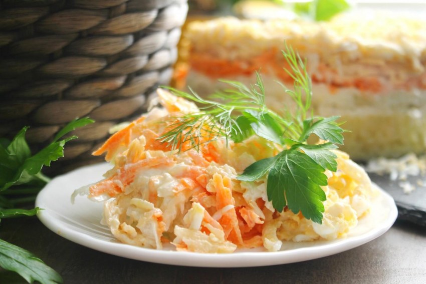 Редька с квашеной капустой