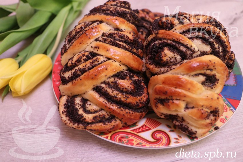 Красивая выпечка с маком