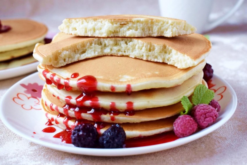 Rainbow Pancakes