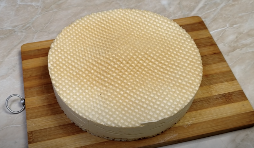 Закусочный торт из лаваша с консервой