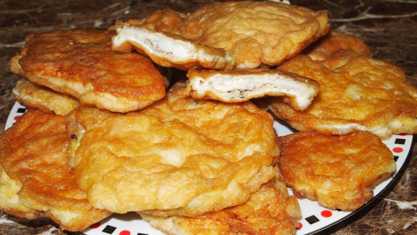 Куриная грудинка в кляре