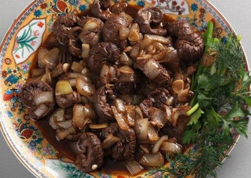 Казахское блюдо каурдак