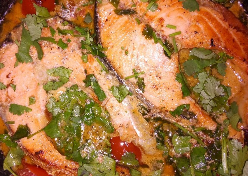 Горбуша под сырной корочкой