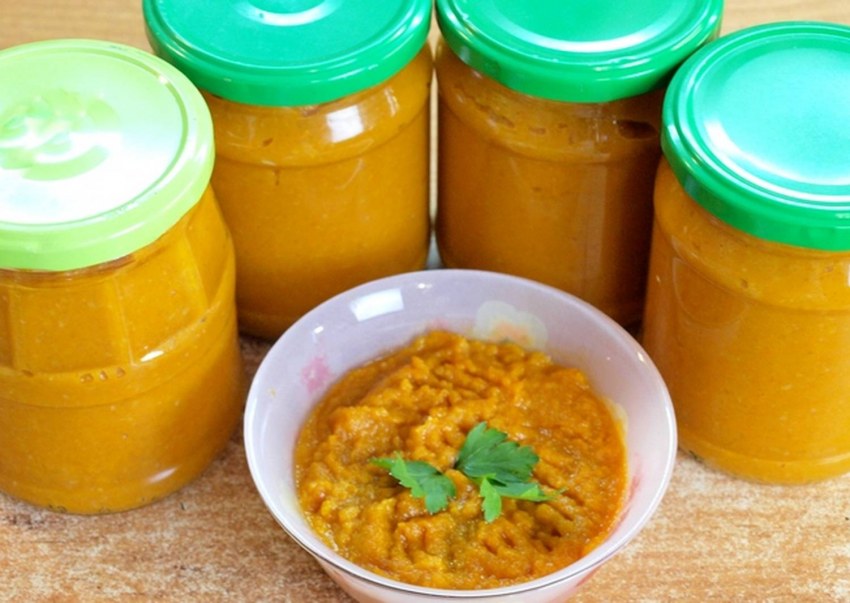 Кабачковая икра с морковью