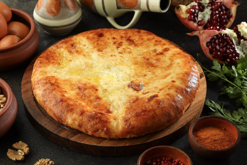 Грузинская кухня Аджарские хачапури
