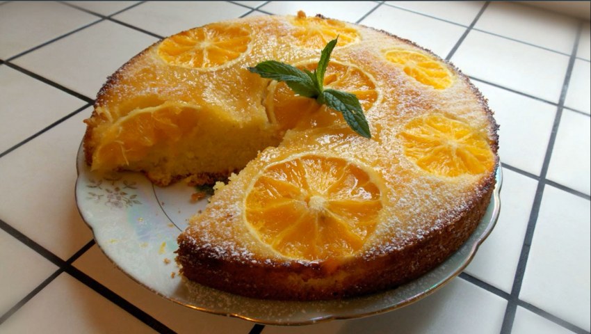 Пирог с лимоном и апельсином